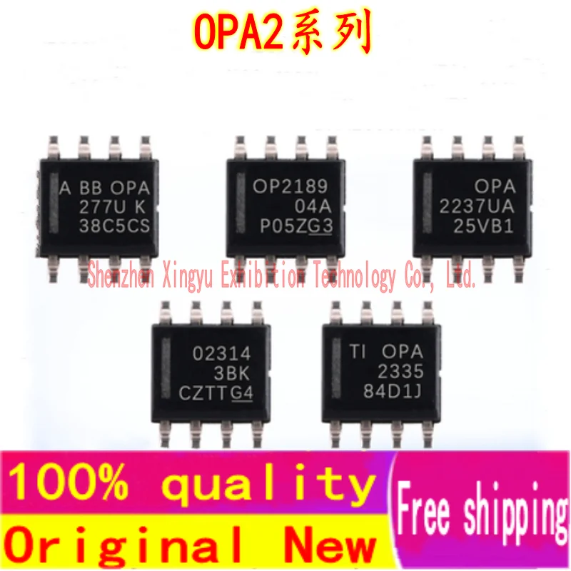 5PCS OPA277UA OPA2237UA OPA2189ID OPA2335A OPA2314A chip imported original TI chip operational amplifier connector SOP8