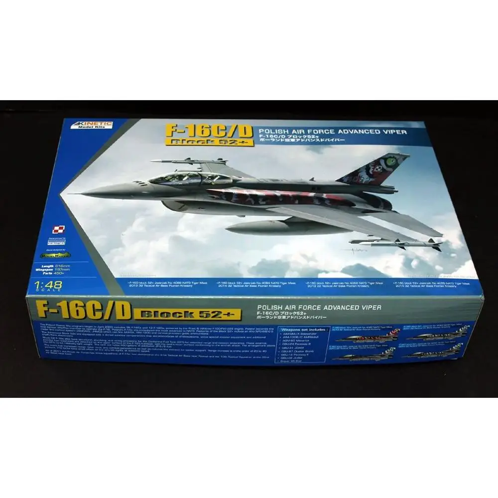 

KINETIC K48076 1/48 F-16C/D Block 52+ (Poland AF) - Scale Model Kit