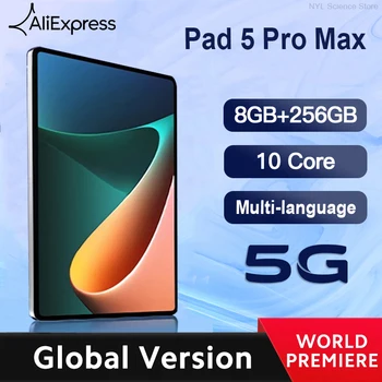 New World Premiere Tablet Pad 5 Pro Max 12GB+512GB 10 Inch LCD Screen Windows Android Tablete Pc 5G WiFi pad Tablets Snapdragon
