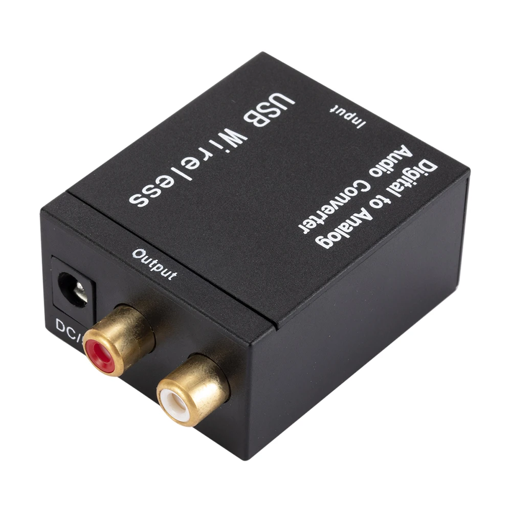 Фото Адаптер аудиоконвертера 192 кГц Toslink коаксиальный сигнал на RCA R/L Bluetooth-совместимое оптическое волокно для фотодинамика №4