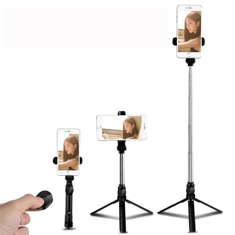 

Bluetooth-compatible Selfie Stick Tripod Mini Tripod Monopod Selfie Stick Wireless with Button Selfie Stick for Iphone Android