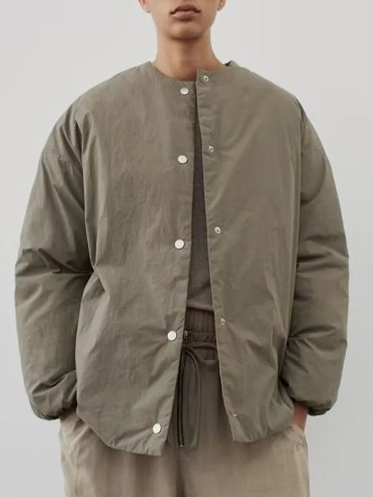 

Женская куртка-парка на пуху, однотонная хлопковая свободная парка в винтажном стиле, верхняя одежда, осень-зима 2023