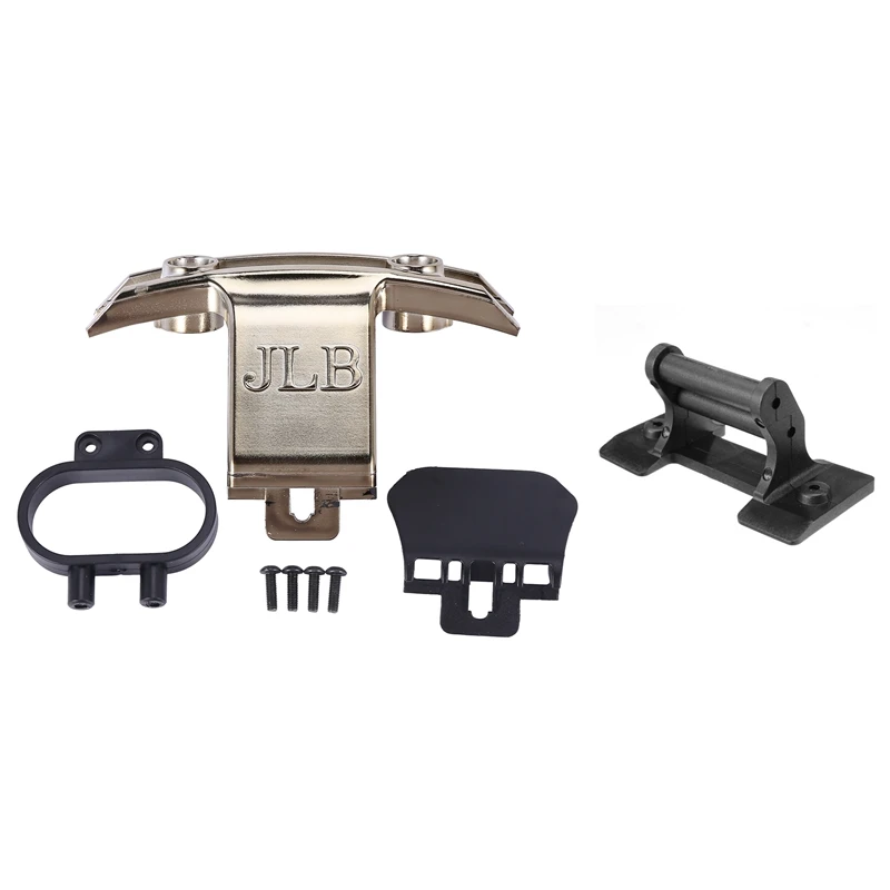 

1 Pcs Empennage Seat Tail Wing Seat EB1009 & 1 Set Electroplating Bumper EC1005