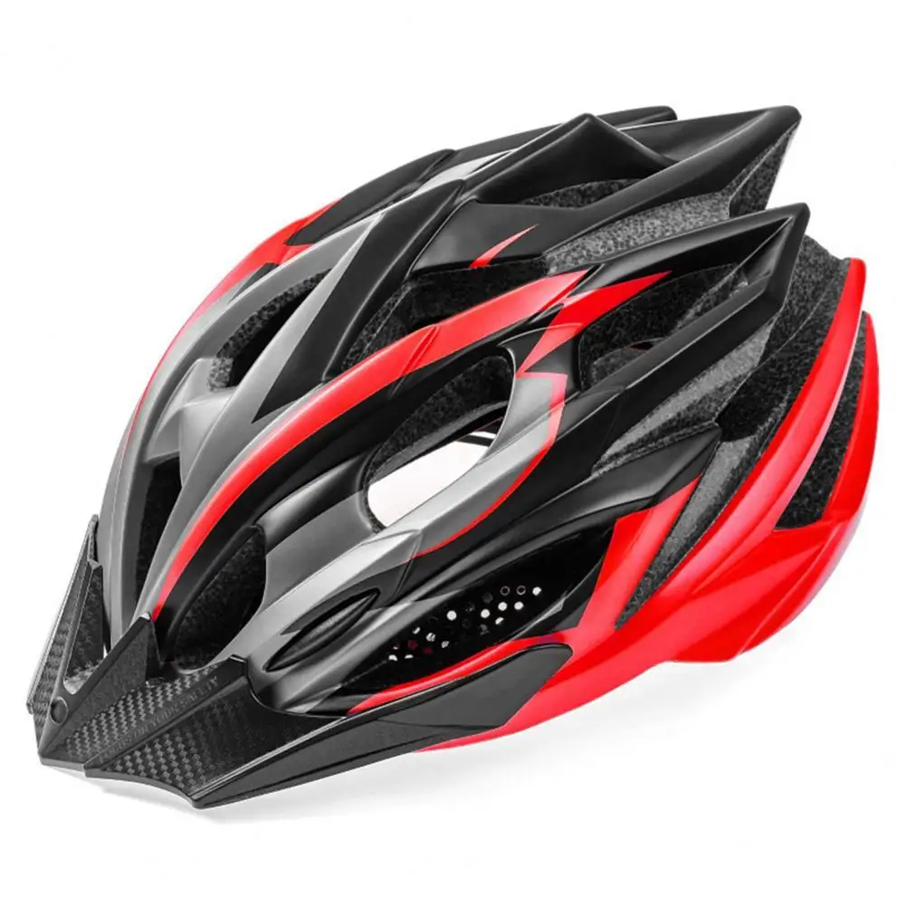 

Ultralight Bike Helmet Resistant Ventilative MTB PC EPS Integrally-molded Riding Safety Caps With Tail Light For Riding Safety