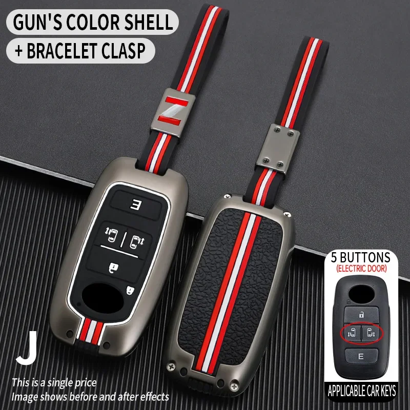 

2 3 4 5 бутылок, металлический чехол для автомобильного ключа, чехол для Toyota Perodua Raize Rocky Sparky Malaysia, аксессуары для автомобильных ключей