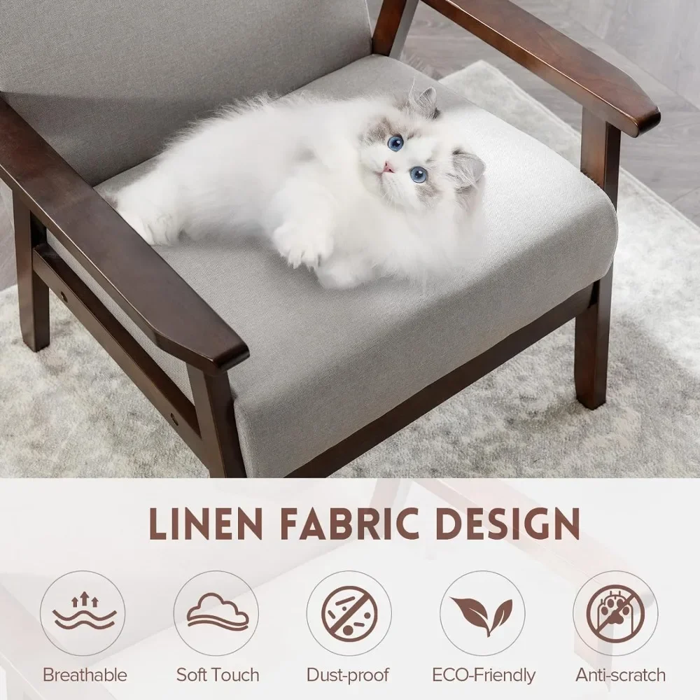 Современный стул с акцентом среднего века подлокотниками и ножками из массива