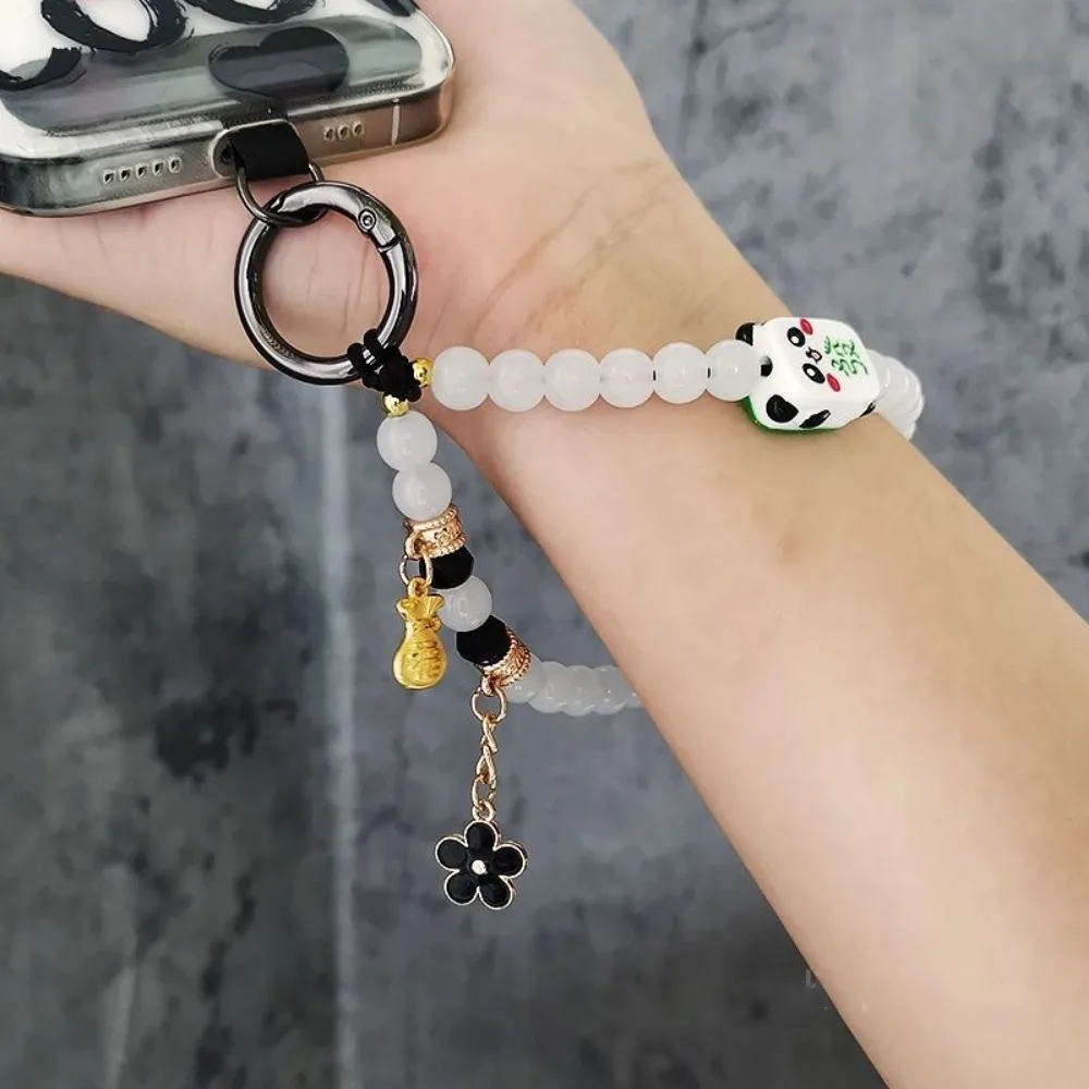 Короткий ремешок для мобильного телефона - китайская шикарная цепочка с пандой