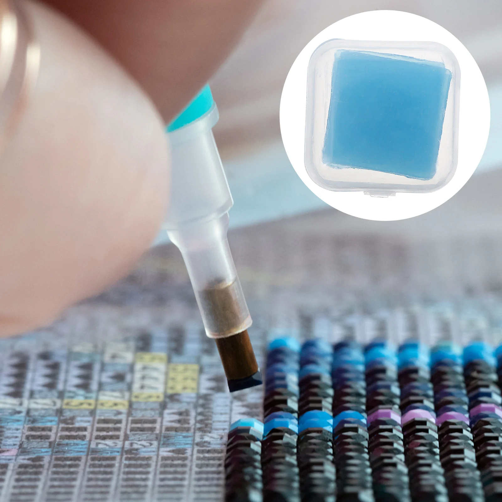 

Glue Painting Clay Diamond Wax Embroidery Cross Diy Drilling Mud Organizer Case Tool Box Tools Set 5D Pads Storage Craft