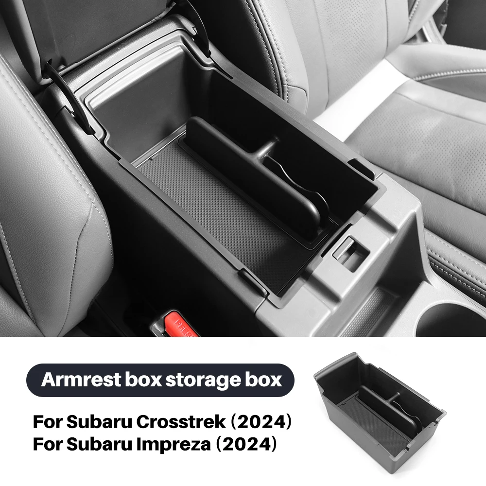

Центральный ящик для хранения в подлокотнике для Subaru Crosstrek 2024 2025 Subaru Impreza, держатель для ящика, лоток-органайзер, аксессуары из АБС-пластика