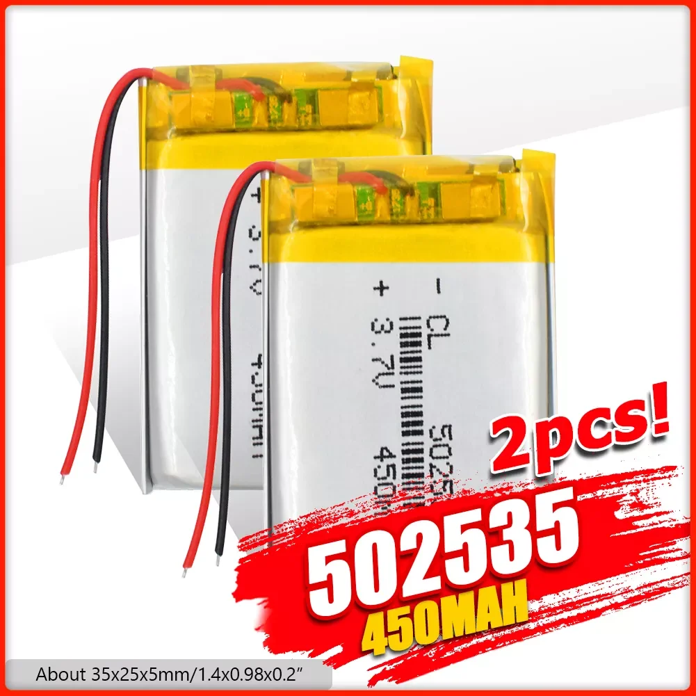 

3.7V 450mAh Rechargeable Li Polymer Lithium Battery For PSP PDA GPS DVD Car Keys MID POS Toys