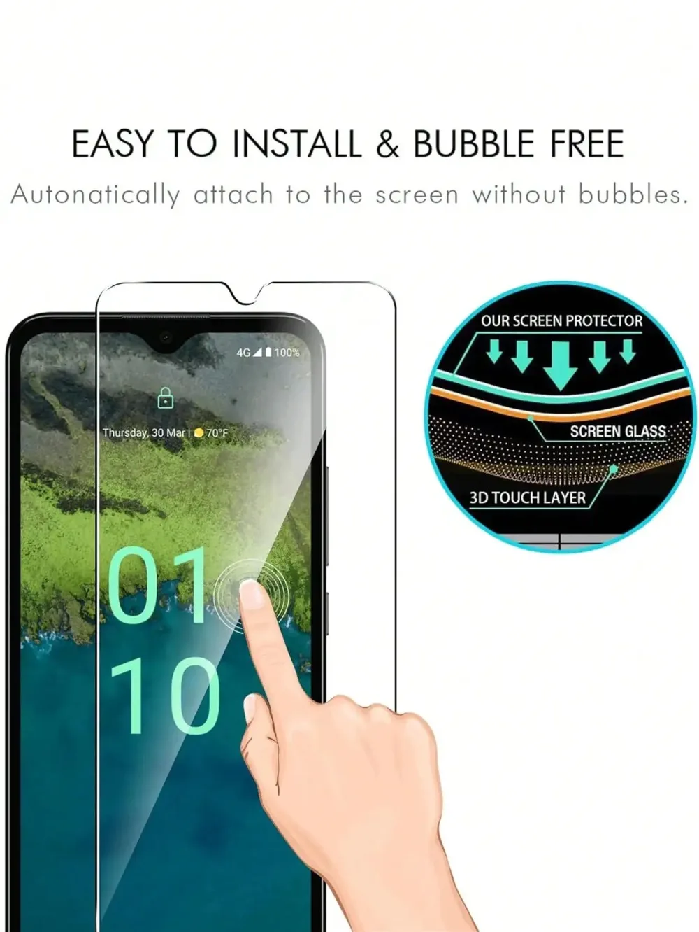 Фото Защитное стекло из закаленного стекла для LG V60 V50 V40 V35 ThinQ 5G V60 ThinQ 5G UW, 3 шт., защитное стекло для LG Velvet G8 G7 ThinQ №5