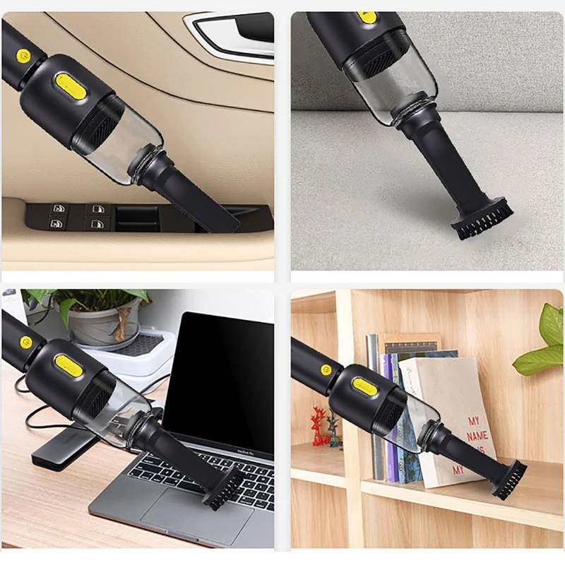 Беспроводной автомобильный пылесос 6000 Па |