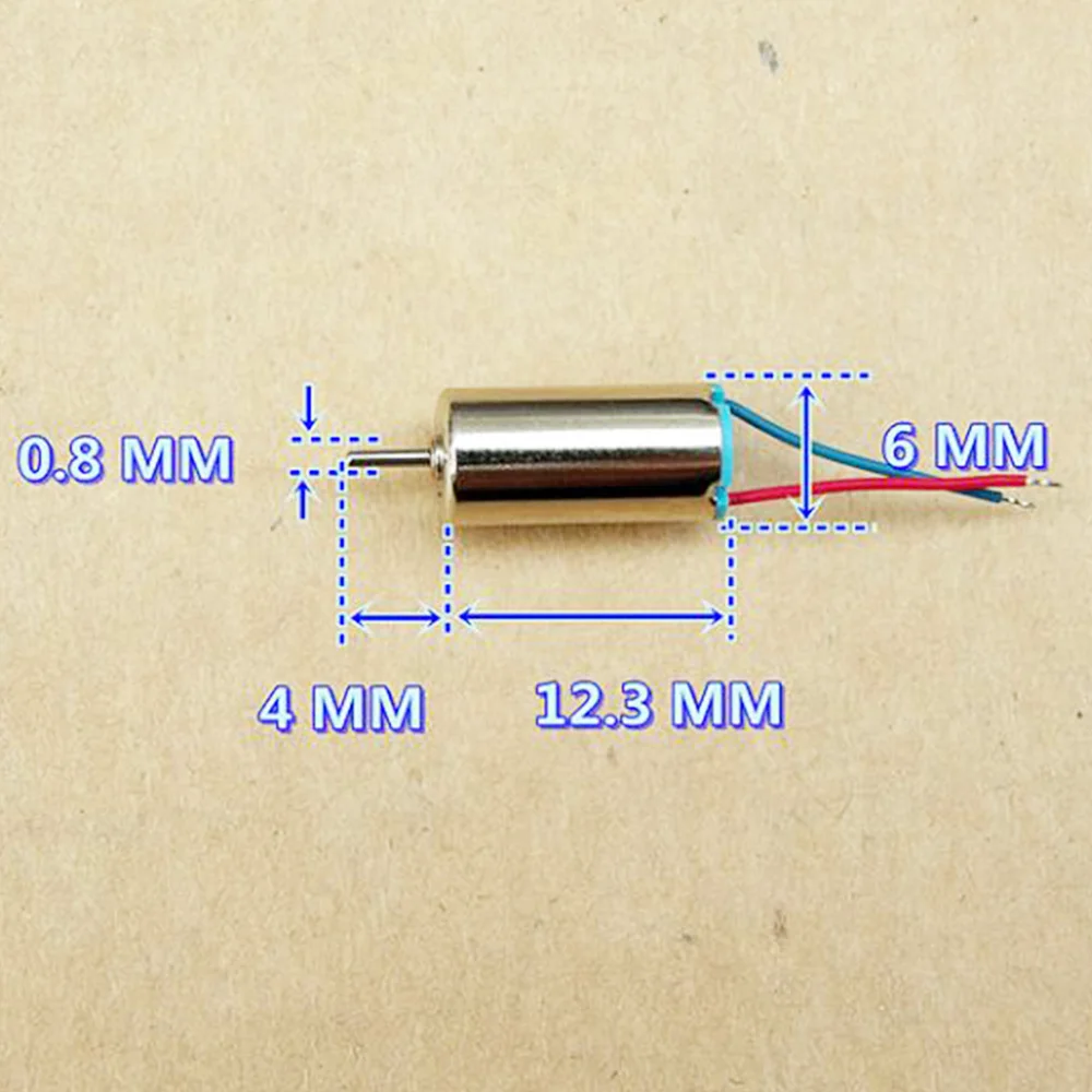 4 шт. Микро Мини 612 мотор без сердечника постоянного тока 3 7 в 61000 об/мин ультра