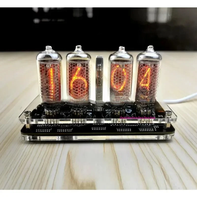 DYKB 4-значные часы IN-8 Nixie IN8 Часы