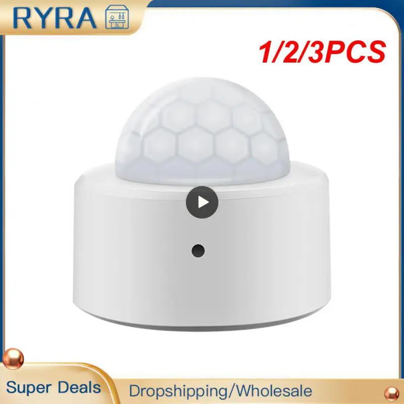 

1/2/3PCS Mini Zigbee PIR Motion Smart Sensor Wireless Body Infrared Detector Security Tuya/Smart Life App Control Alexa