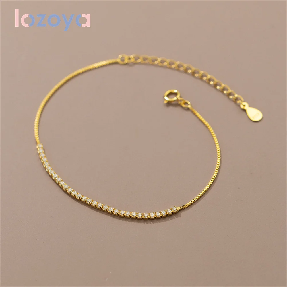 

Женский браслет LOZOYA из серебра 925 пробы, с фианитами