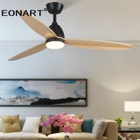 60 inch decorative wood dc ceiling fan led lamp remote control modern indoor solid wood white ceil fans without lmap ventilador