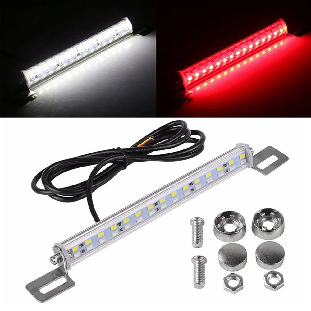 

Car 30LED Backup Light Bar Brake Reverse Rear License Plate Lamp Strip Universal 12V Vehicles Auto License Plate Light