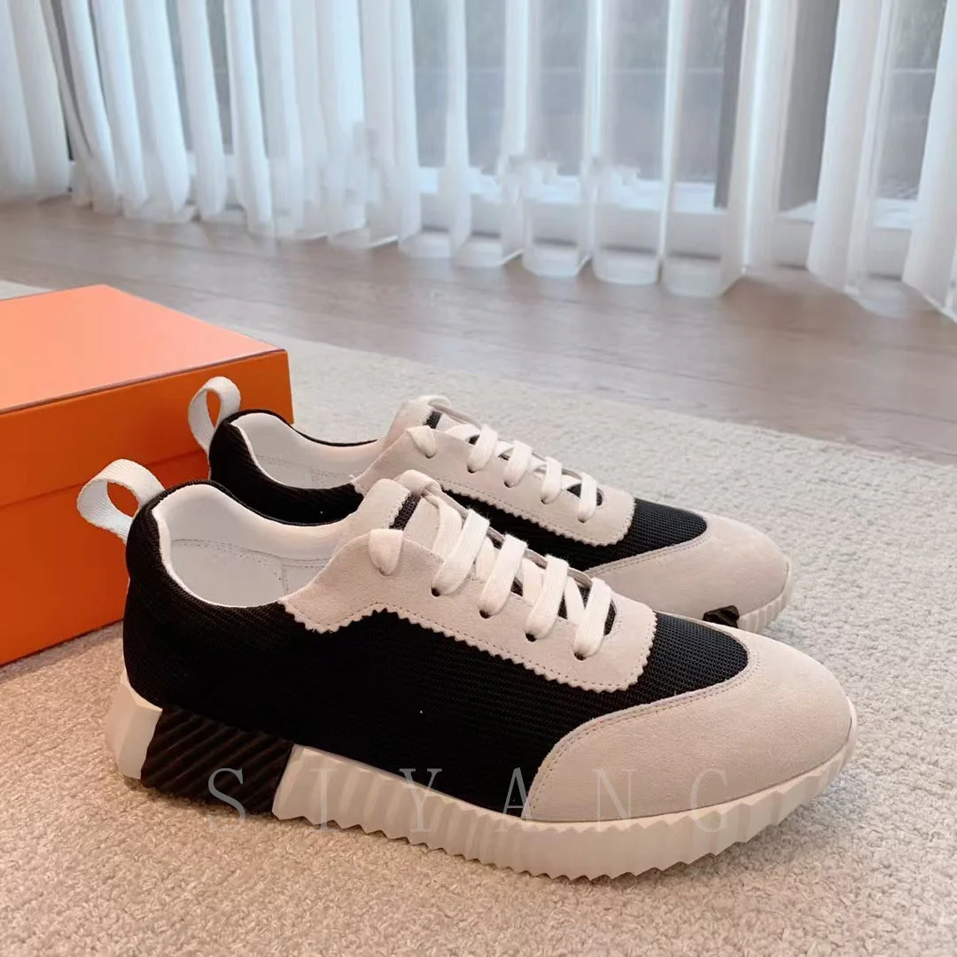 Классические модные прогулочные туфли дышащие нескользящие на плоской подошве с