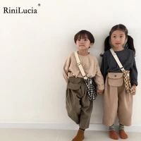 rinilucia boys baby kids pants trousers childrens spring casual pants childrens new boys baby loose long cotton trousers