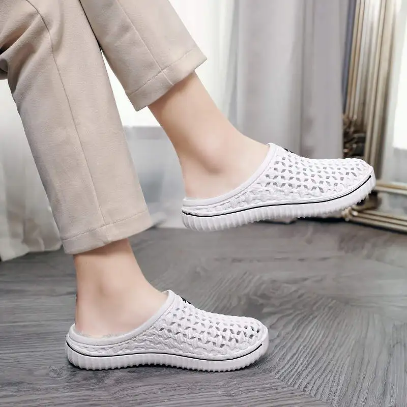 

Seasons Men's Winter Shoes Non Leather Casual Summer Sandals Original Brand Tennis Funny Slippers Low-Top Flip Flops Men Tennis