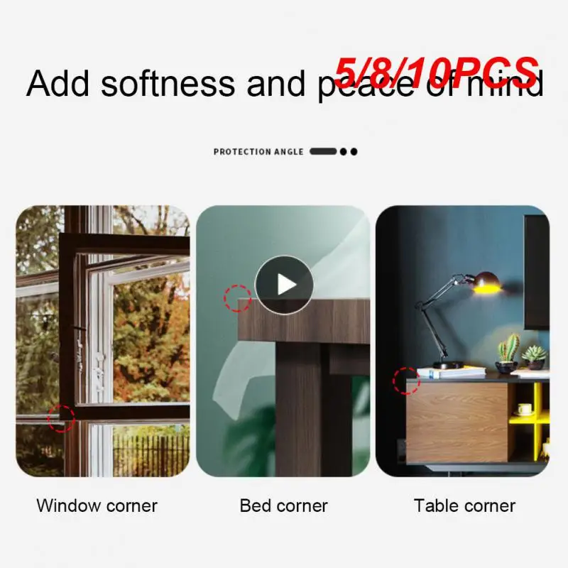 

5/8/10PCS 4/ Anti-collision Corner Child Security Furniture Bed Corner Anti-collision Sticker Protector Safety Table Corner