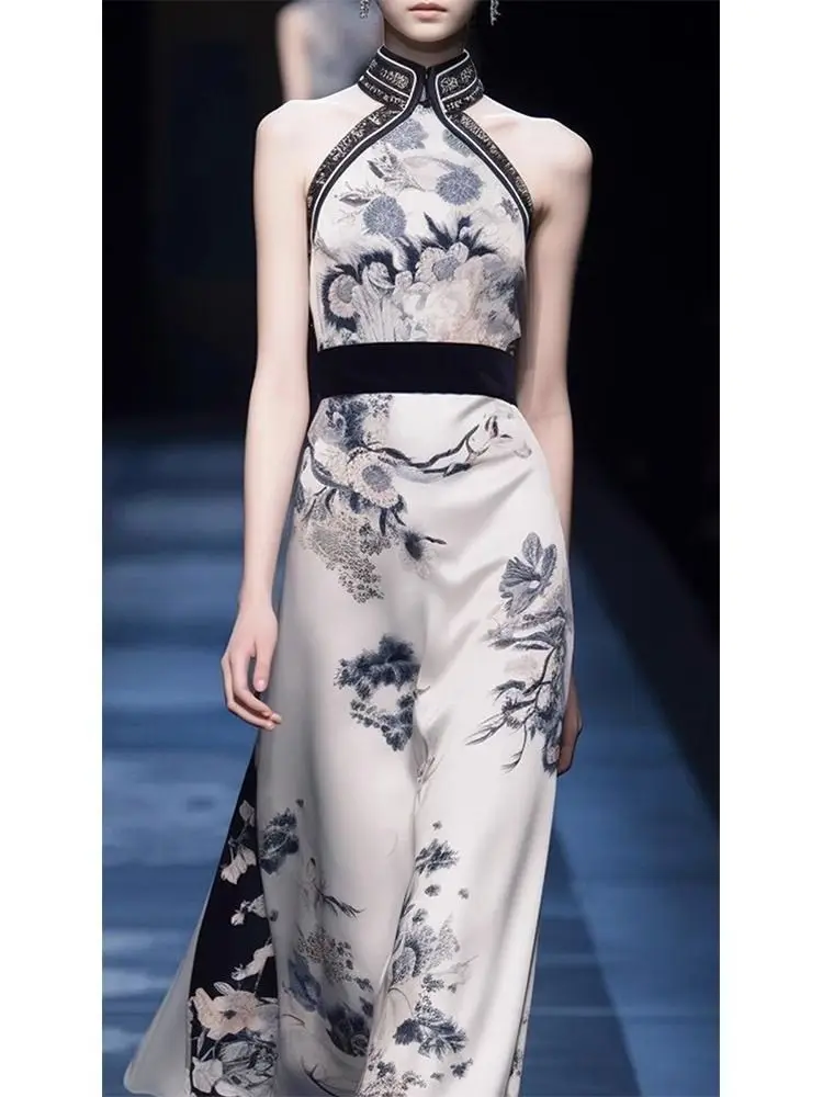 

Cheongsam Chi-pao Chinese Traditional Qipao Vintage Elegant High End Women's Dress Improved Version Qipao Summer Dress 2023