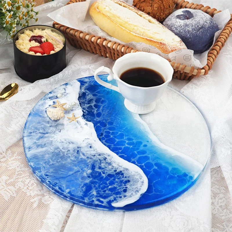 2 шт. силиконовая форма для круглых подставок 30 см