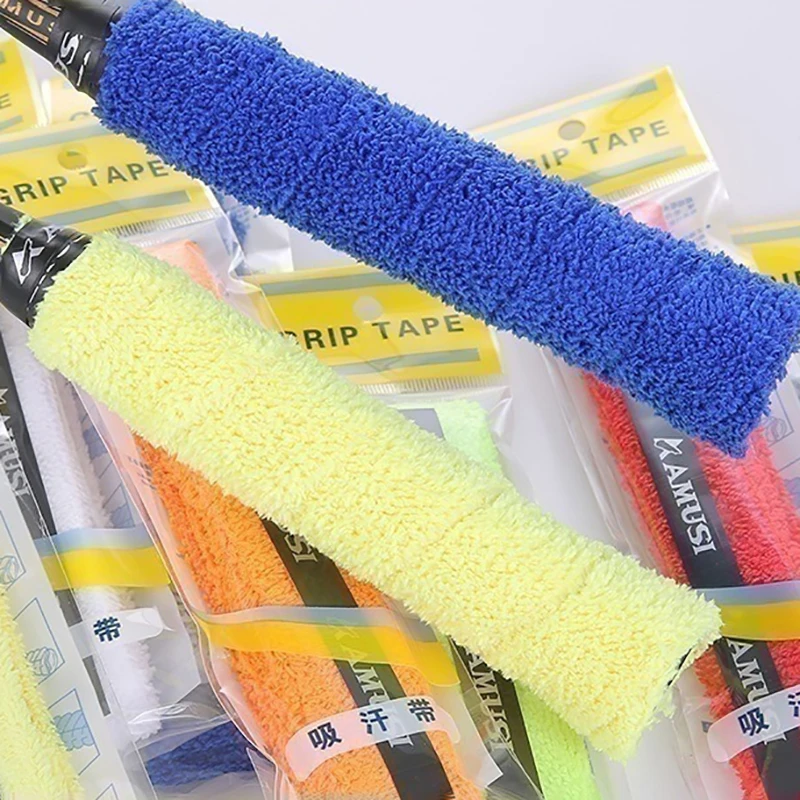 Hand Gel Badminton Sweatband Anti-slip Plus Thick Towel Rubber