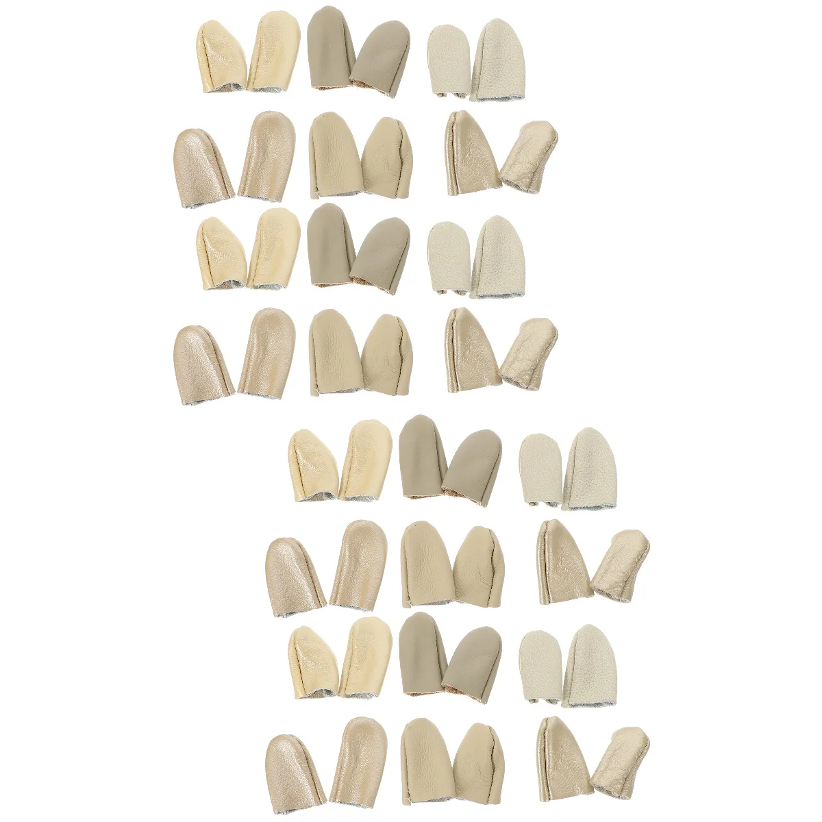 

Fingersewing Felting Protectors Cot Needle Guards Thimbles Thumb Cowhide Sleeve Neddlework Supplies Guard Cover Gloves Protector