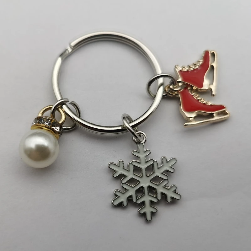 Модный спортивный Брелок очаровательный брелок для зимних видов спорта балета с