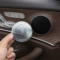 for mercedes benz glc x253 e class w213 c class w205 car audio speaker door loudspeaker trim sticker cover interior accessories