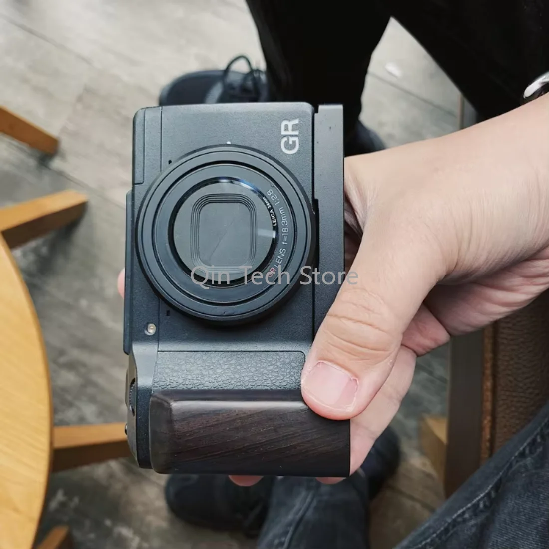 Фото Деревянная рукоятка, быстроразъемный L-образный кронштейн для Ricoh GR2 GRII Ricoh GR 2, дерево №5