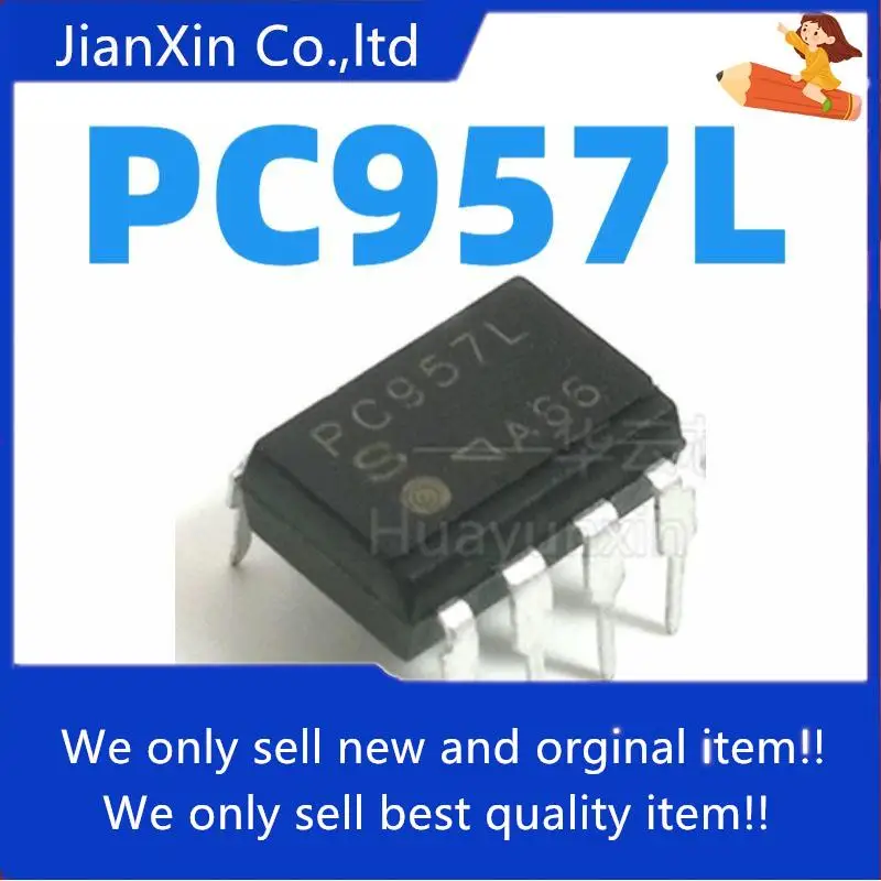 

10pcs 100% orginal new PC957 PC957L SMD in-line with DIP8 plug-in SHARP