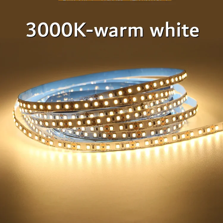 

Светодиодная лента SMD 2835 теплый белый 12/24В 0.5/1/2/3/4/5 м