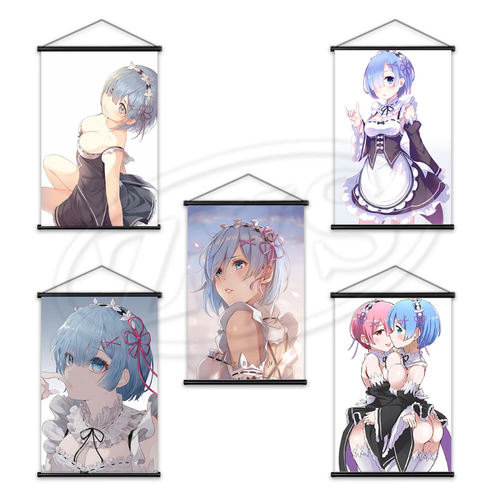 

Настенная Картина на холсте с надписью «Re:Zero»