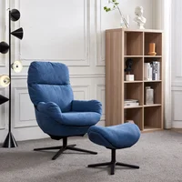 Swivel Lounge Chair with Ottoman Set