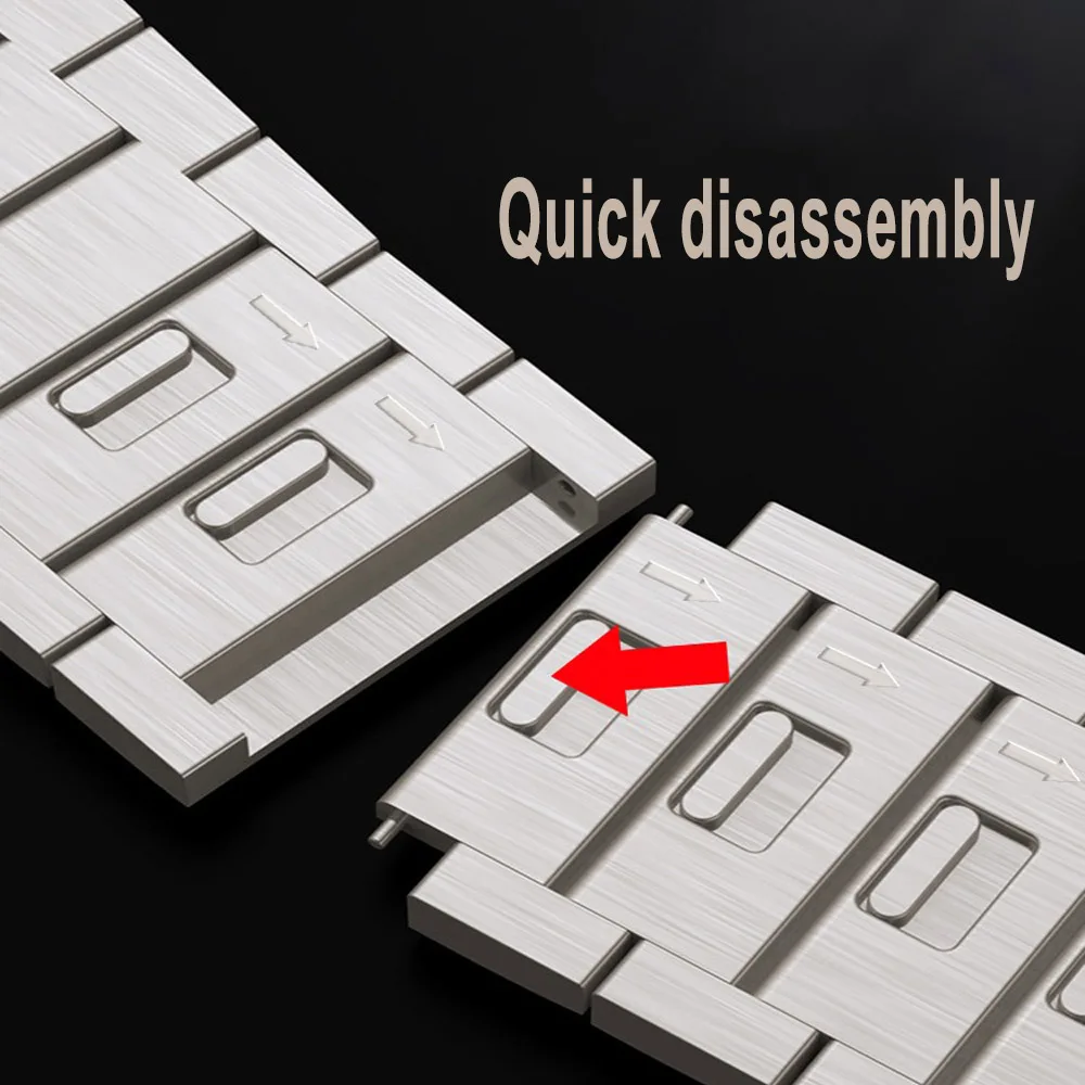 Stainless Steel Strap For Apple watch Band 49mm 45mm 44mm 42mm Metal Magnetic Bracelet For iWatch Series 8 7 6 SE 5 4 3 2 1 band