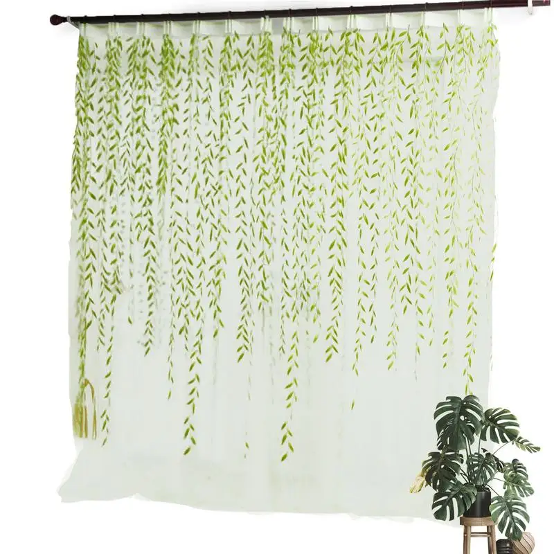 Плющ Симпатичные шторы Красивые тюлевые красивые с тюлем дизайнерские прочные