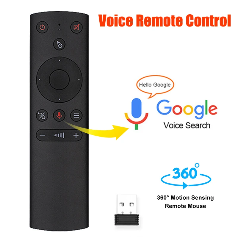 

Пульт дистанционного управления G21S, беспроводная аэромышь с гироскопом, голосовым управлением и датчиком движения, подходит для Smart Android TV ...