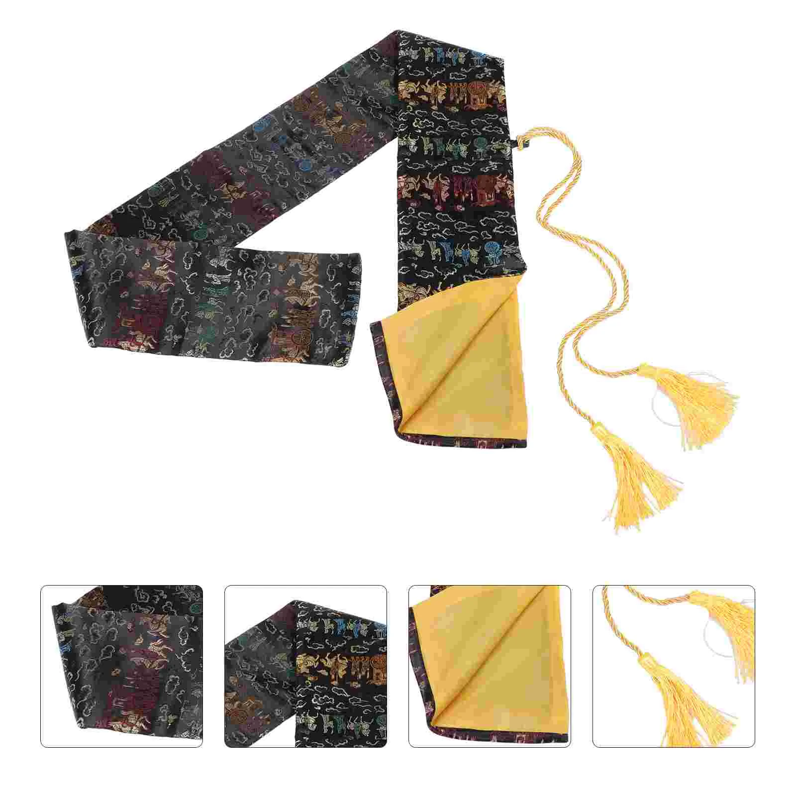 

Silk Bag Japanese Samurai Katana Swords Storage Holder Multipurpose Pouch Protective Decorative