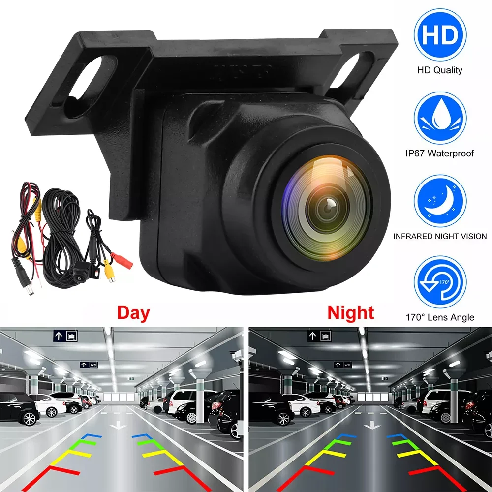 

HD Car Reversing Camera 170 Degrees Wide Angle fish-eye car Camera Rear Car Night Nision Waterproof Micro Camera Recorder