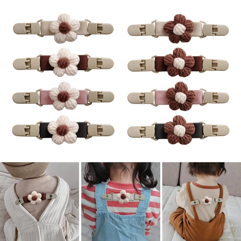 

Baby Suspenders Pants Strap Anti-drop Clip Shoulder Strap Nonslip Elastic Clip Overalls Shoulder Clip Baby Accessories