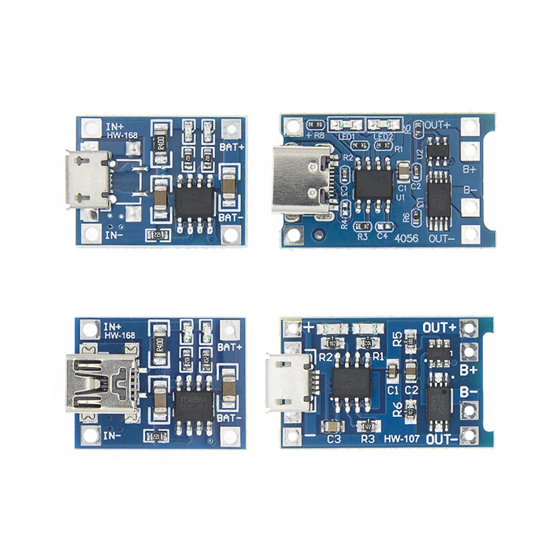 5 шт. зарядная плата TP4056 с Micro USB В 1A 18650