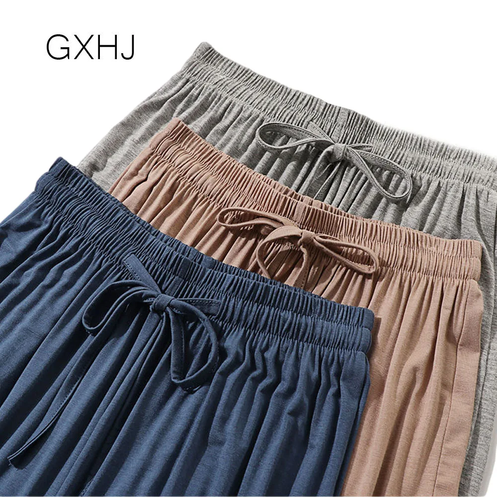 

Женские брюки с драпировкой из модала GXHJ, широкие брюки с прямыми штанинами, женские летние брюки с завышенной талией, удобные брюки LHJ638