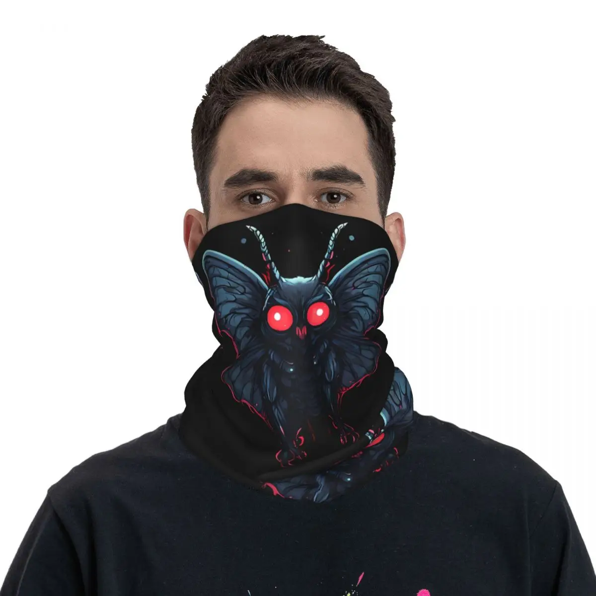 Мужской шейный платок Mothman Moth маска для лица из полиэстера