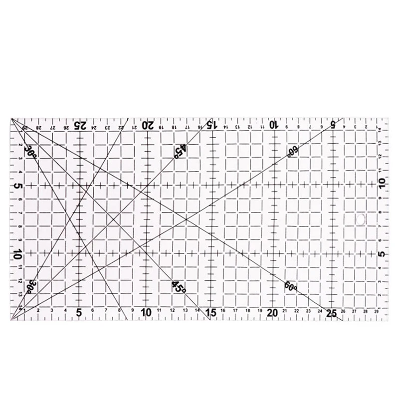 

30 * 15 Cm Patchwork Ruler Quilting Tools High Grade Acrylic Material Transparent Ruler Scale School Supplie