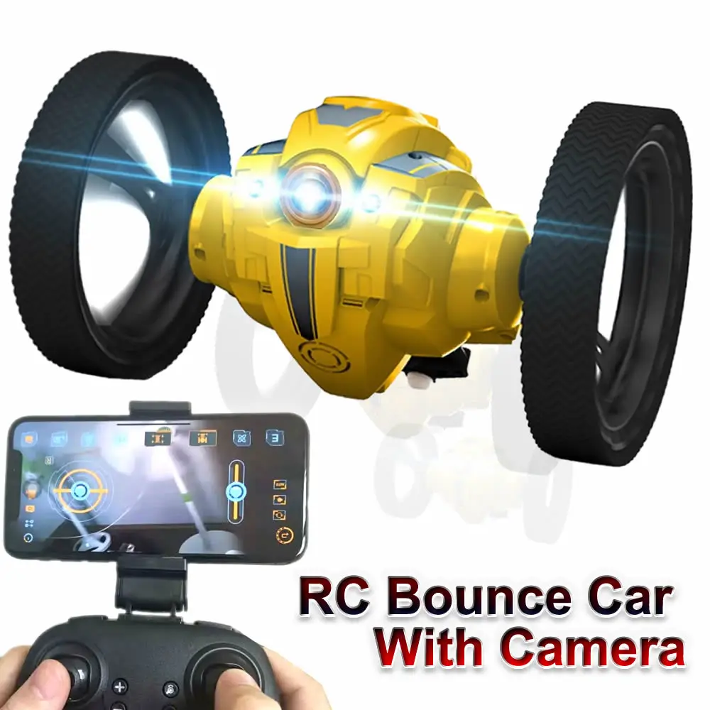 

RC Car with camera HD 2.0mp Hot sale WIFI Bounce Car PEG SJ88 4CH 2.4GHz Jumping Sumo with Flexible Wheels Remote Control