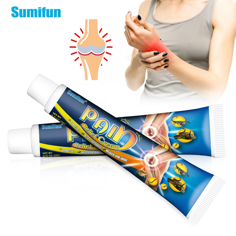 

5Pcs Sumifun Scorpion Venom Rheumatism Bone Ache Relief Ointment Arthritis Muscle Balm Shoulder Neck Waist Joint Pain Cream