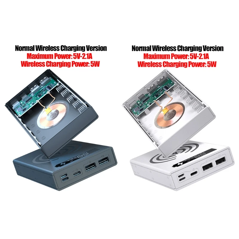 

H7EC Plastic 18650 Storage Box for CASE DIY Wireless Batteries Holder Contain